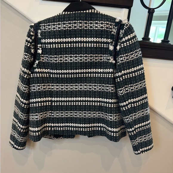 Tory Burch Black and White Tweed Blazer - Picture 4 of 4